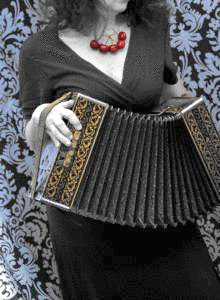 Picture of woman playing concertina