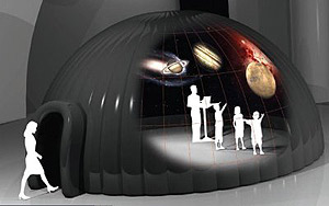 ExploraDome Planetarium diagram