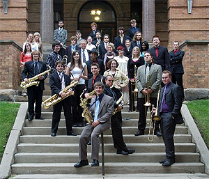 Picture of Augsburg's Jazz Band.