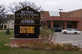picture of sign outside Bethel Church
