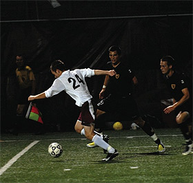 Picture of soccer players on field