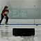 Picture of hockey puck and skater.