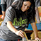 Photo of student working on a service project.