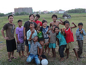 Picture of group in Cambodia