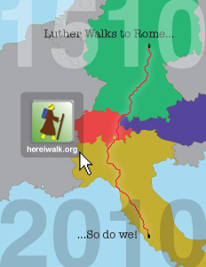 Map of the pilgramage route.