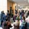 crowd of students and employers in Hagfors lobby